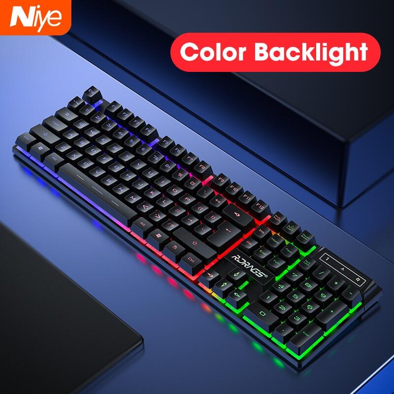 Gaming Keyboards Mechanical Feeling Keyboards with Backlight for Computer
