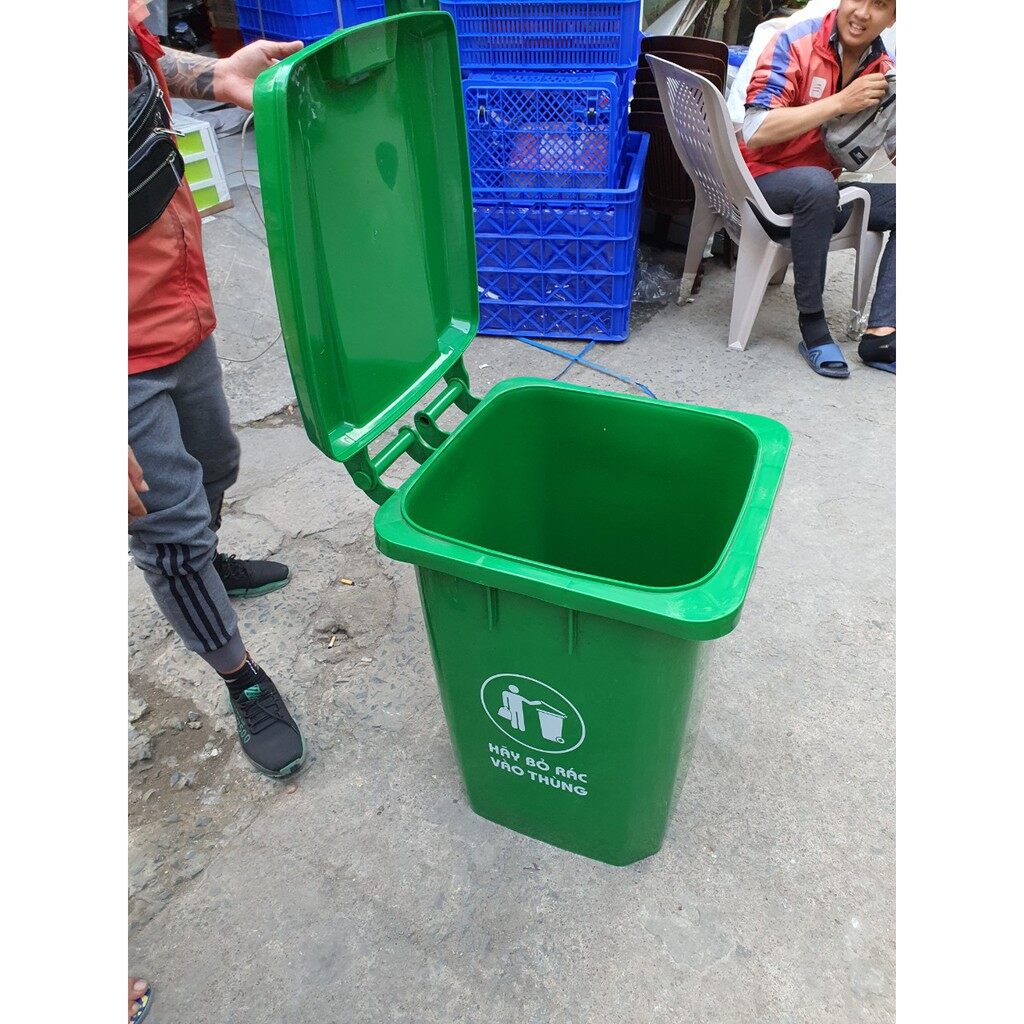 Thùng rác công cộng 90l duy tân- giao nhanh 2h