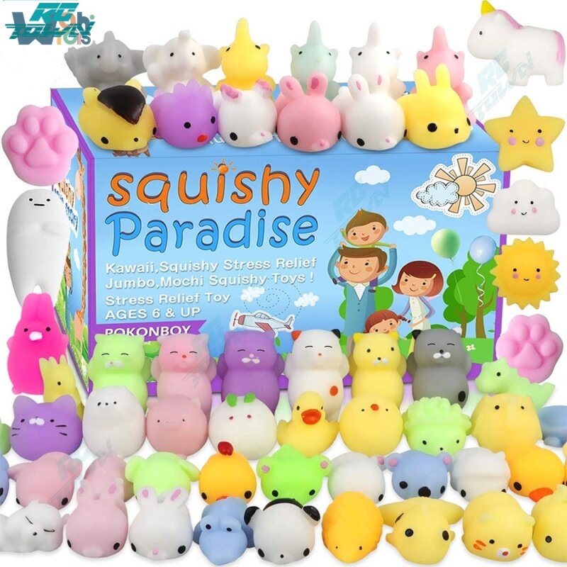 2023new Christmas gift 20 PCS Cute Stress Reliever Toys animal Pinch Toys