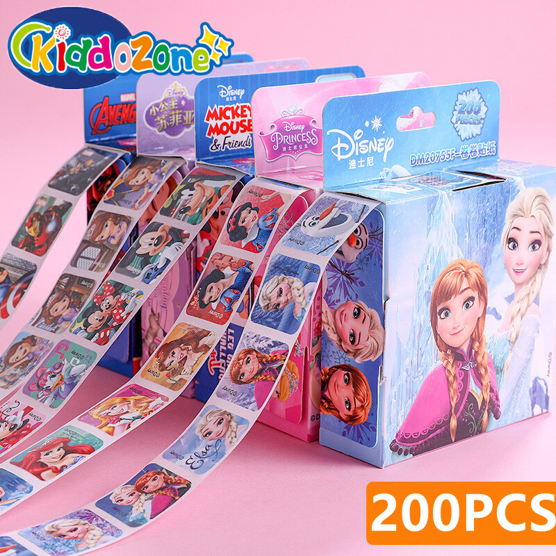 Nhãn Dán Hoạt Hình KiddoZone Cho Trẻ Em, Có Thể Tháo Rời Tự Làm Công Chúa Dán Quà Sinh Nhật Cho Trẻ Em, Sổ Lưu Niệm Máy Tính Xách Tay Trang Trí Sticker