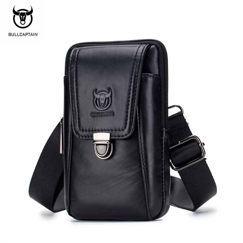 Túi Đeo Thắt Lưng Nam Túi Đeo Vai Da Nam Túi Đeo Chéo Điện Thoại 6.5 Inch