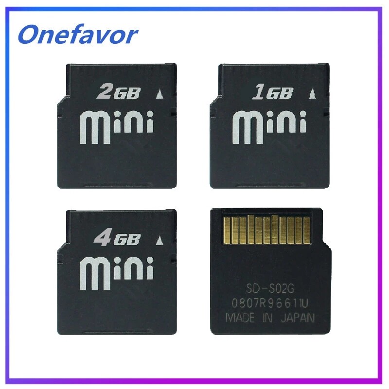 Thẻ minisd 4gb 2gb 1gb thẻ nhớ flash thẻ sd mini thẻ nhớ sd nhỏ với đầu đọc thẻ sd mini