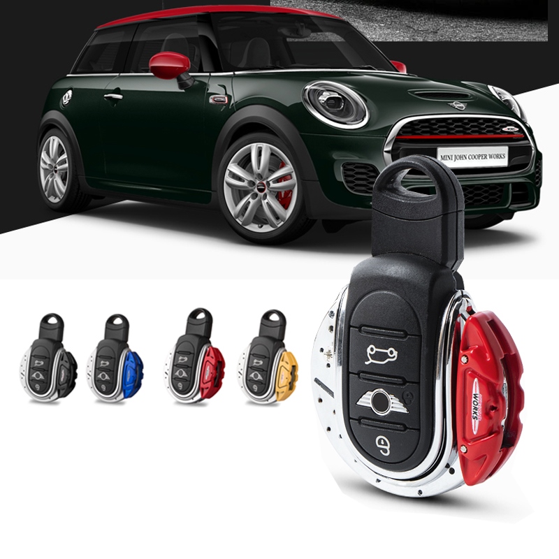 【Hot Sale】 iJDM JCW Car Key Cover For mini cooper key cover keycase key chain For mini cooper F55 F56 F57 F54 F60 jcw Plastic Material ABS