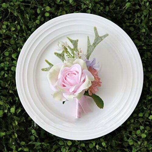 30061-30066-pink wrist corsage boutonniere wedding  (12)_副本
