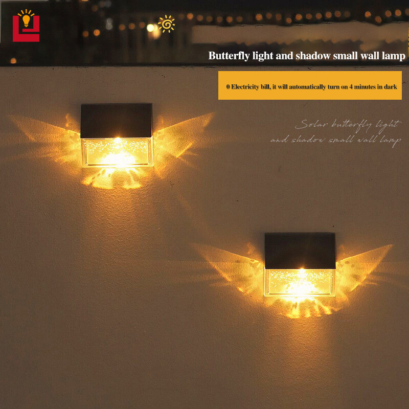 YONUO Đèn Led Đèn Năng Lượng Mặt Trời Chiếu Sáng Ngoài Trời Tấm Năng Lượng Mặt Trời Đèn Sân Vườn Đèn Tường Đèn Hàng Rào Đèn Trang Trí Sân Vườn Đèn Cảm Biến Điều Khiển Ánh Sáng Thông Minh