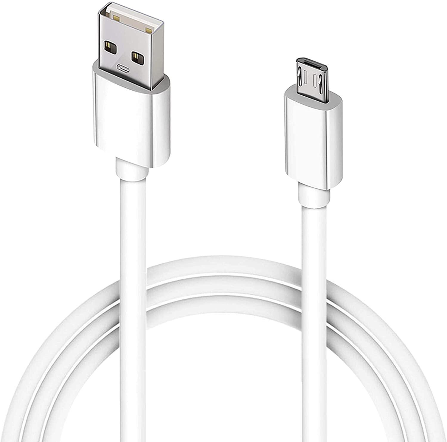 Cáp sạc android dài 10ft sạc nhanh, cáp usb sang micro usb màu trắng, cáp micro usb 2.0 cáp usb micro cho bộ sạc samsung