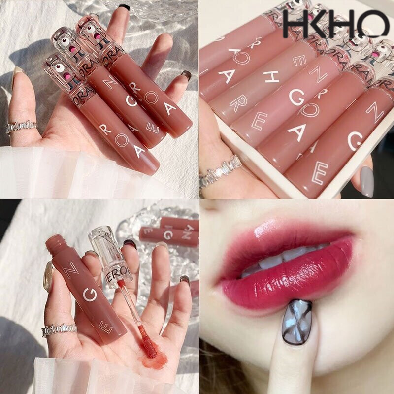 HERORANGE Son Bóng Nước Tráng Gương Quỷ Nhỏ Son Môi Thủy Tinh Son Bóng Sinh Viên Son Bóng Quái Vật