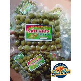 Sấu Giòn Bao Tử Chua Cay Gói 500Gr Loại Quả To Và Ngon