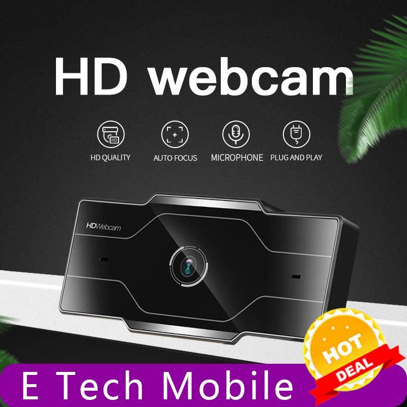 E Tech Mobile【ใหม่】HD 1080P/720P/420Pเว็บแคมพร้อมไมโครโฟนกล้องUSBสำหรับPC/Macแล็ปท็อปเดสก์ท็อปการสนทนาทางวิดีโอเว็บแคม