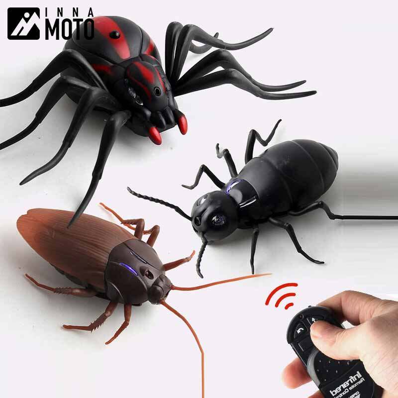 Điều khiển từ xa rc đồ chơi rắn nhện gián rết sâu bướm rắn hổ mang đồ chơi tương tác mô phỏng thú cưng cho trẻ em quà tặng lễ phục sinh halloween khéo léo