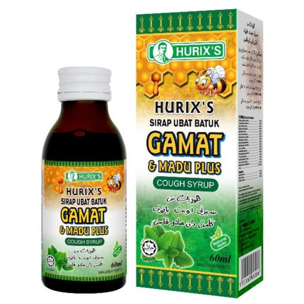 Hurix's u.batuk gamat&madu Plus 60ml (9555060602066)