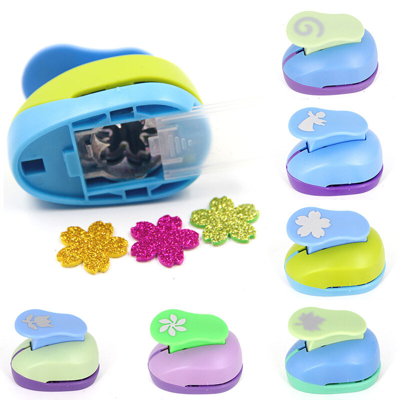 Jhj0 1PC 25Mm Lỗ Đục Lỗ Thẻ Làm Giấy Scrapbooking Công Cụ Cắt Tự Làm Dụng Cụ Đục Lỗ Giấy Tờ Đồ Thủ Công  Hình Trẻ Em