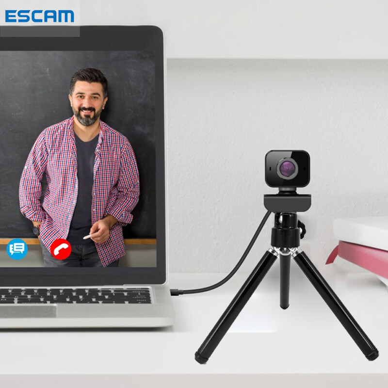 【NEW】ESCAM Camera Webcam USB C5 1080P HD Webcam 1080P Máy Tính PC 2K HD Có Micro, Camera Xoay Camera Kẹp Máy Tính Xách Tay Máy Tính Hội Nghị Truyền Phát Trực Tiếp Webcam Cho PC camera may tính bàn camera rời cho laptop webcam laptop