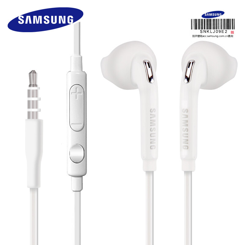 Tai nghe nhét tai Samsung EO-EG920 chính hãng, tai nghe thể thao nhét tai có dây, 3.5mm, kèm mic, 1.2m, dùng cho Galaxy S6 S7 Edge S3 S4 S5 A5 A7 A8 A9 A10 A20 A30 A40 A71 a91