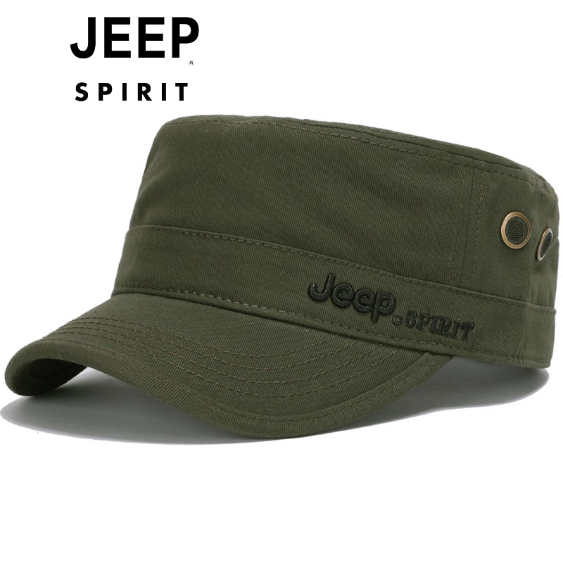 Jeep spirit mũ phẳng mũ lưỡi trai nam mũ che nắng chống nắng điều chỉnh được bốn mùa du lịch ngoài trời
