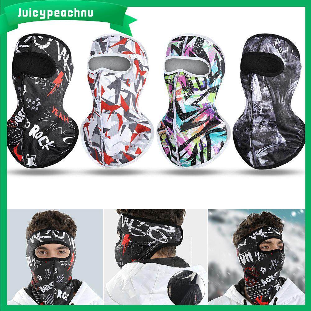 Juicypeachnu đi xe đạp trượt tuyết bảo vệ tai mui xe Windproof giữ ấm cổ