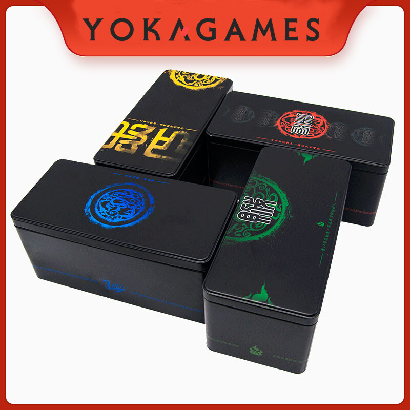 War of The Three Kingdoms Card Deck Holder special portable travel collection box new extra large iron box