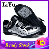 (New Arrivel) LiYu Non-slip Rubber Cycling Shoes Men Road Bike Shoes No Locking Cycling Shoes Bike Shoes For Women Mountain Bike Shoes Outdoor Professional Bicycle Sports Shoes Sale