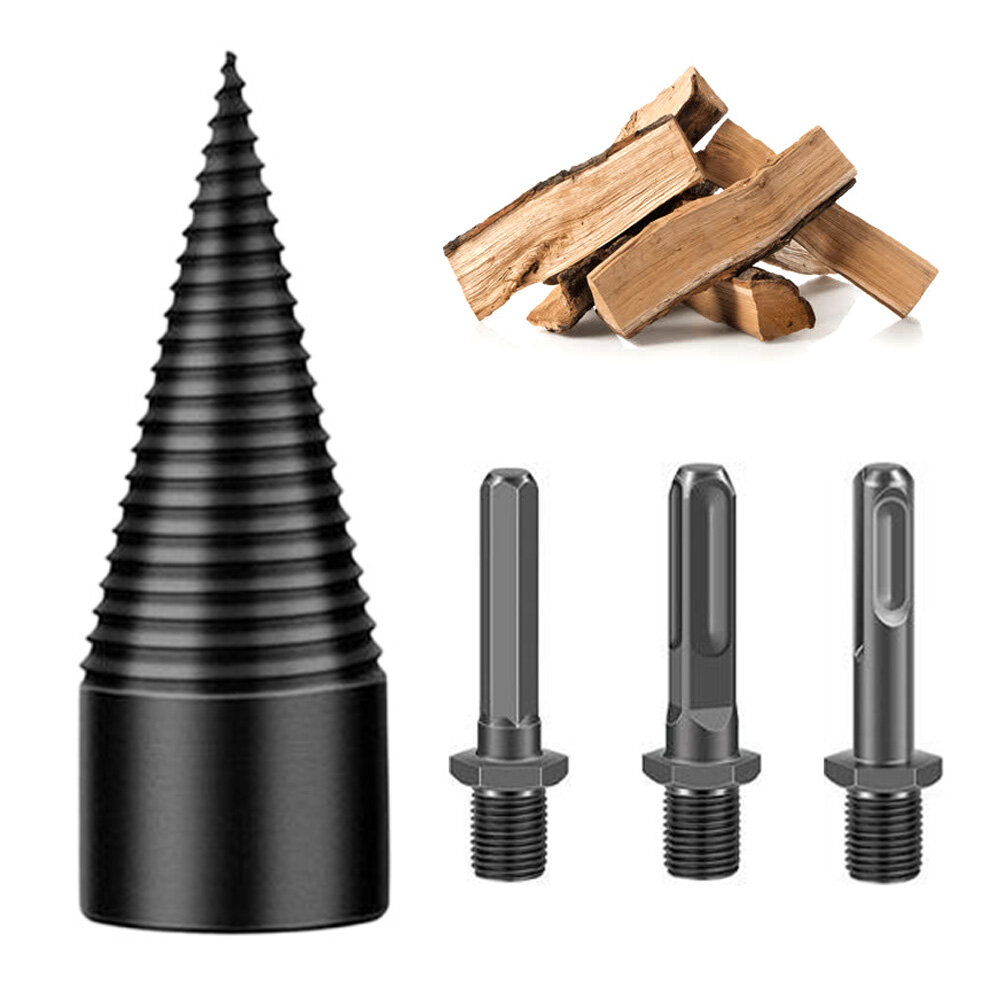 Mũi khoan củi 3 cái đầu nhọn 32mm hình vuông có thể thay thế cho mũi khoan điện