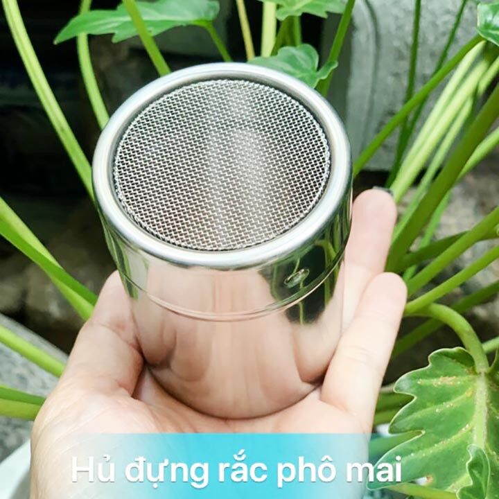Lọ rắc bột phô mai - bột gia vị inox 304