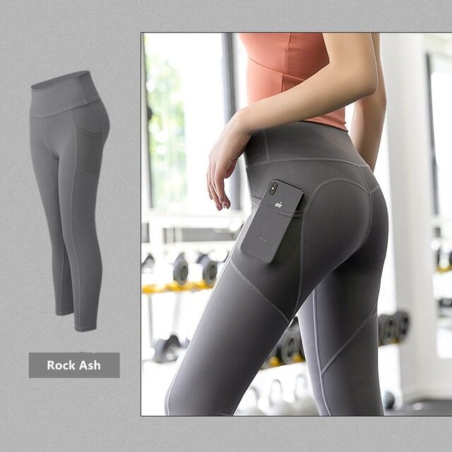 Quần Yoga Nữ VTTO Quần Legging Thể Thao Có Túi Quần Bó Chạy Bộ Nữ Quần Tập Thể Dục Nữ