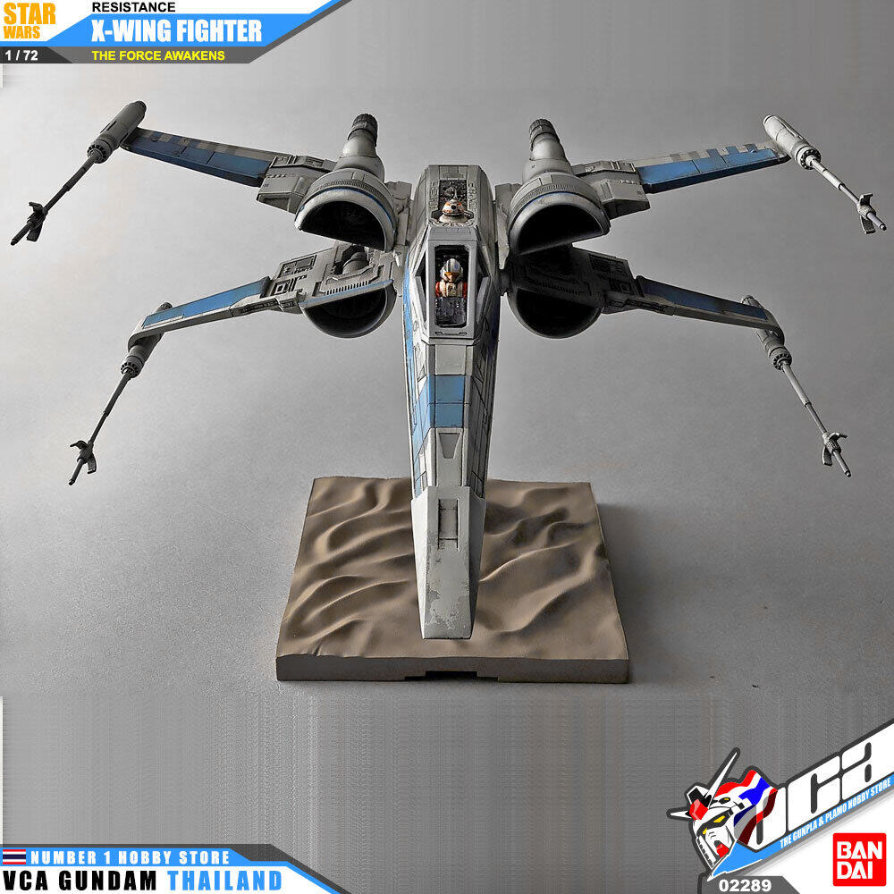 Bandai 1/72 RESISTANCE X-WING FIGHTER STAR WARS : THE FORCE AWAKENS
