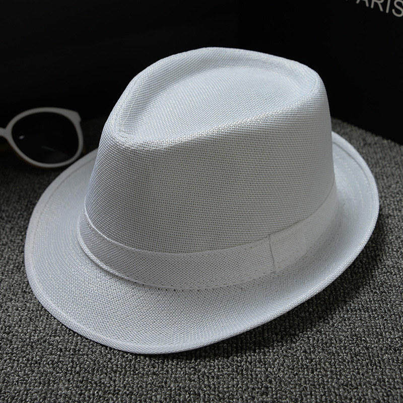 Mũ Phớt Rộng Vành Phong Cách Jazz Cho Nam Cổ Điển Thời Trang Mới Mũ Đôi Cổ Điển, Chapeau Mùa Đông Mũ Quả Dưa Mùa Hè Ngoài Trời