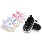 Cute Bowknot Soft Sole Baby Girl Shoes - 