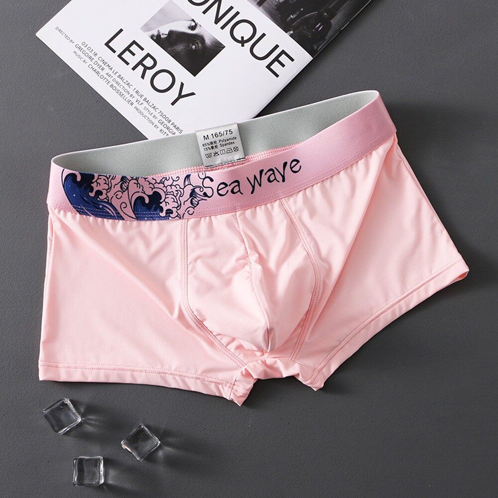 Quần lót nam quần lót boxer thoáng khí l-3xl màu xanh nhạt/xám/da