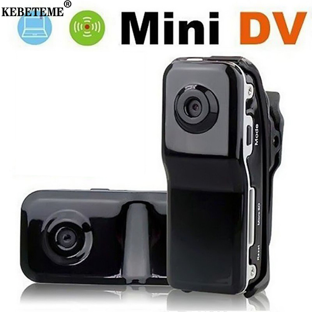 KEBETEME Camera Mini Camera Bỏ Túi Camera Siêu Nhỏ DVR Di Động Đeo Được Cho Xe Đạp Máy Quay Video Mini