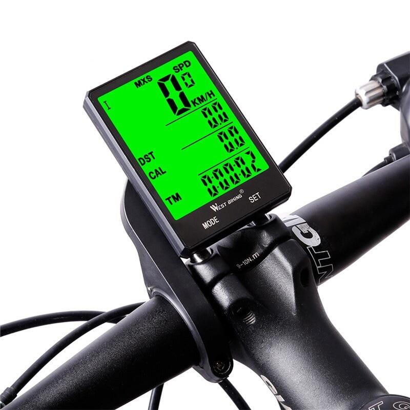INBIKE không thấm nước Đồng hồ xe đạp không dây và có dây xe đạp MTB Đồng hồ đo quãng đường khi đi xe đạp Đồng hồ bấm giờ đồng hồ tốc độ đèn LED đồng hồ CX-9