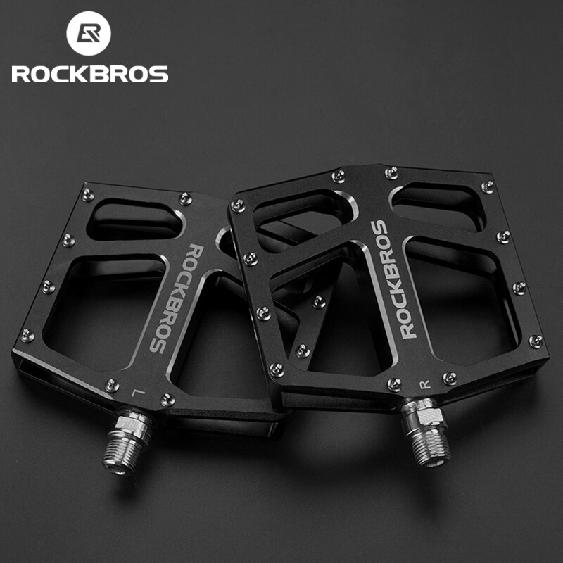 ROCKBROS Bàn Đạp Xe Đạp, Bàn Đạp Mở Rộng Chống Trượt, DU + Bàn Đạp Nhôm Chịu Lực Phụ Kiện Xe Đạp