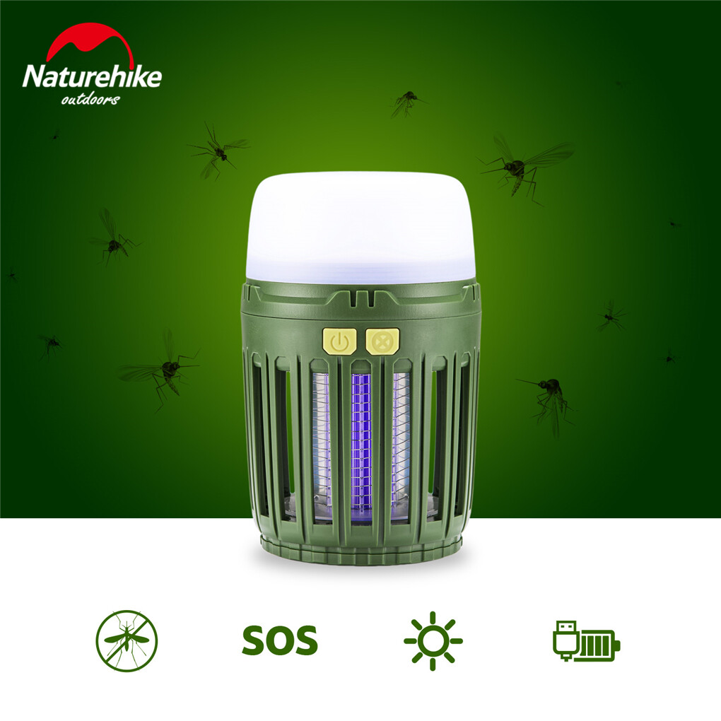 Đèn Cắm Trại Diệt Muỗi Naturehike Tối Đa 230 Lumens 2200MAh Pin Lithium Dung Lượng Lớn IPX4 Chống Nước Trọng Lượng Nhẹ Chỉ Có Giá Đỡ 210G Hoặc Đèn Treo Diệt Muỗi Bàn Chải Vệ Sinh Cáp Sạc USB Miễn Phí NH20ZM003