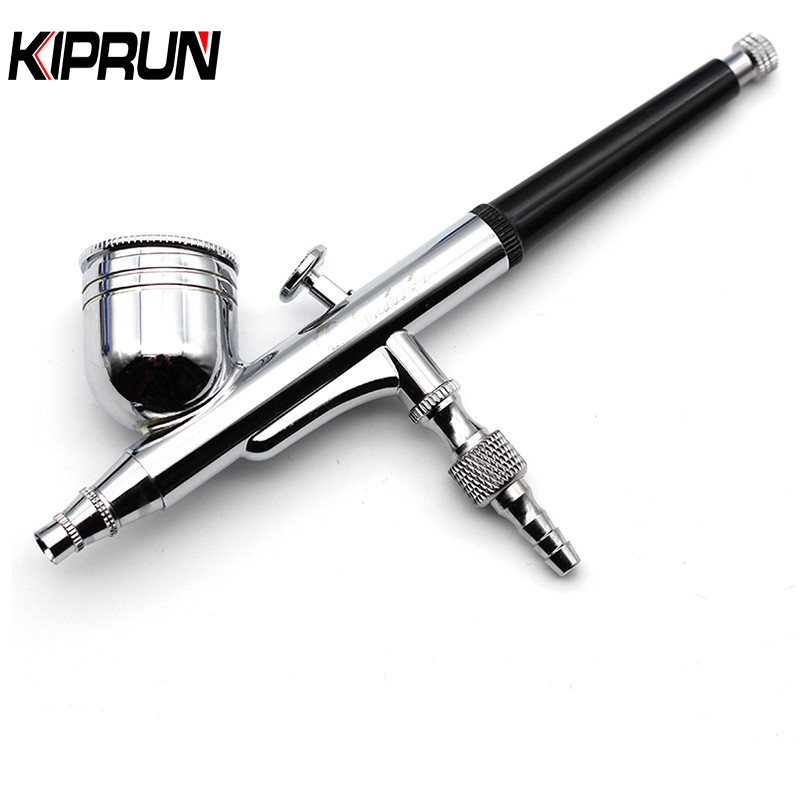 [Ready stock] KIPRUN 0.3mm Gravity Feed Dual Action Air-brush Air-Brush Paint SprayGun Kit Tattoo Nail Tool Spray Pen Set Beauty Inkjet Car Repair