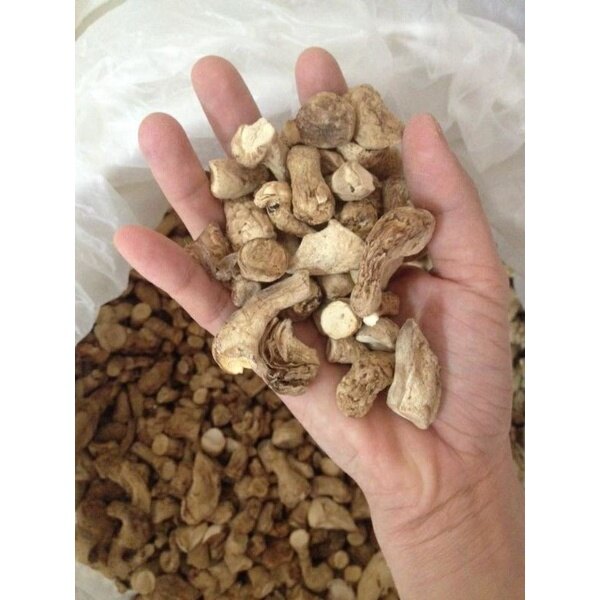 Chân nấm hương khô sạch làm ruốc nấm 100g