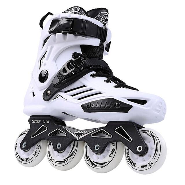 JKเดิมโรเซียS6สเก็ตอินไลน์Professional Slalomสเก็ตล้อฟรีผู้ใหญ่รองเท้าโรลเลอร์สเก็ตGood SEBA Patines P1