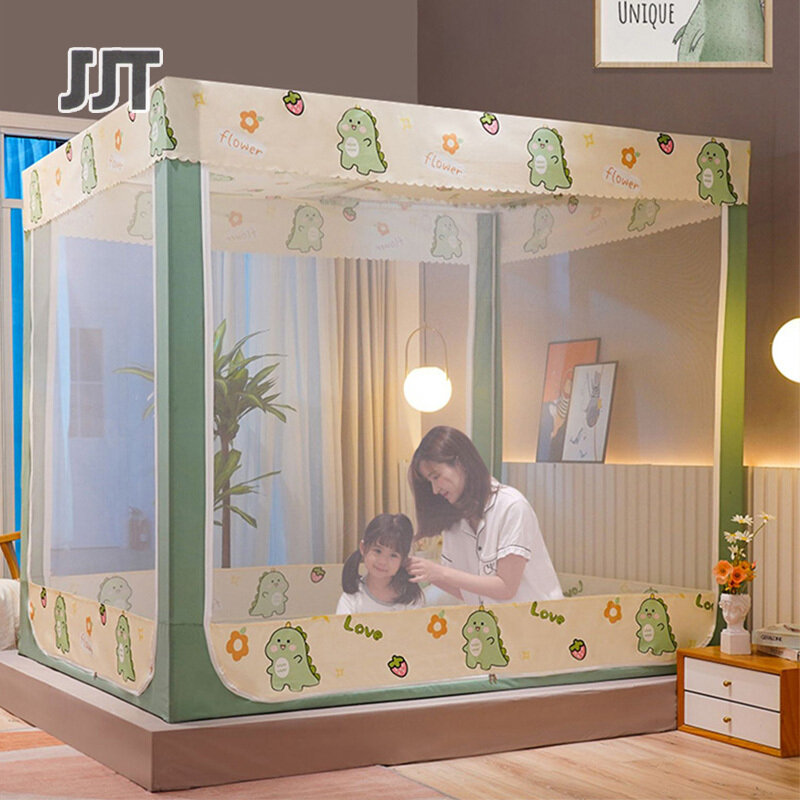 JJT mosquito net 5 feet mosquito net cover 6 feet mosquito nets, adult mosquito nets, 6 feet mosquito nets, three doors, tent mosquito nets, princess style mosquito nets, insect repellent, easy to carry, bed nets, mosquito nets, mosquito nets ราคา 1,286 บาท*ส่งฟรี