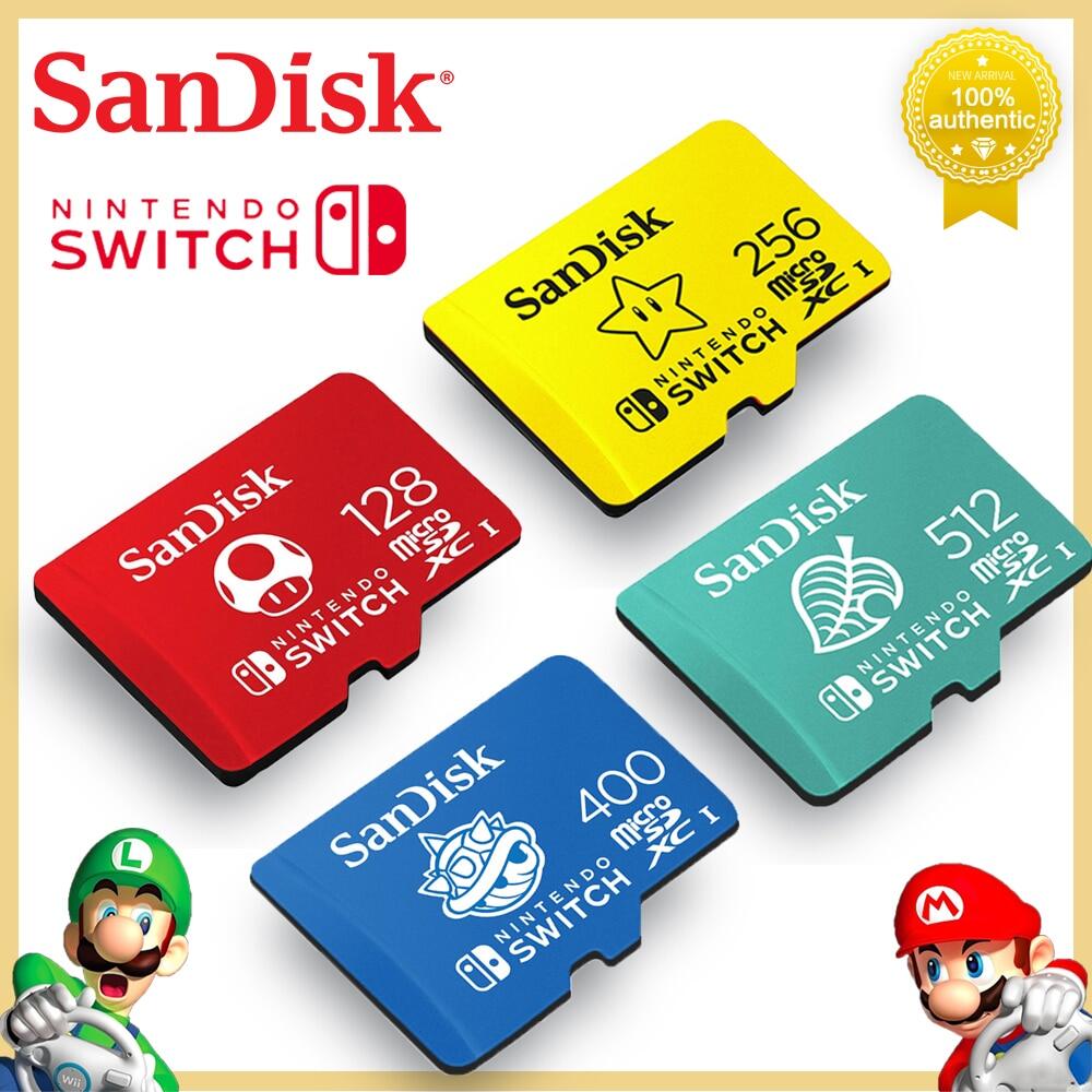 Thẻ Nhớ Microsdxc Sandisk Bộ Chuyển Đổi Nintendo Thẻ Micro SD 64GB 128GB