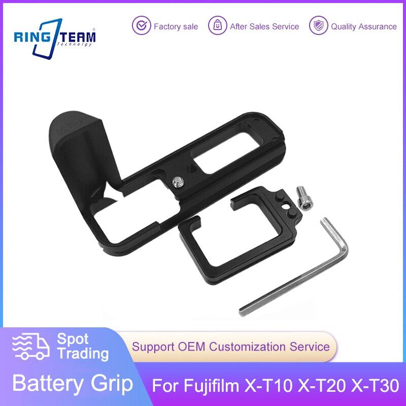 Xt10 xt20 xt30 bằng gỗ dọc nhanh chóng phát hành l tấm giá đỡ grip cho fujifilm x-t10 x-t20 x-t30 máy ảnh rrs tripod