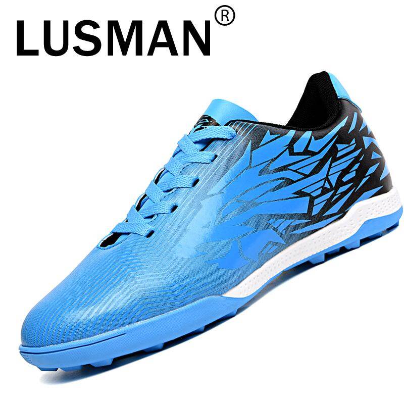 Lusman 2019 đá bóng trẻ em giày bóng đá chuyên nghiệp giày huấn luyện ngoài trời giày 32-43