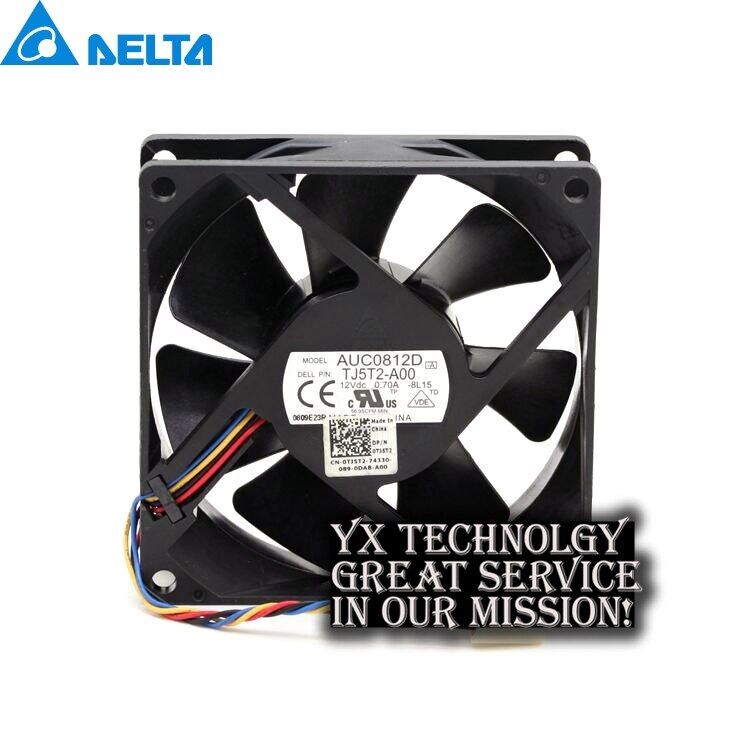 【2024 NEW】 Mới auc0812d 8025 12V 0.70a 8cm 80mm PWM kiểm soát nhiệt độ quạt tản nhiệt gió của gió rải rác cho Delta 80*80*25mm