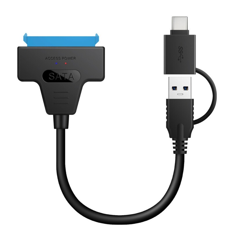Bộ chuyển đổi usb c sang sata, cáp chuyển đổi usb 3.1 type c cho ổ cứng 2.5 ssd với bộ chuyển đổi usb c sang usb3.0