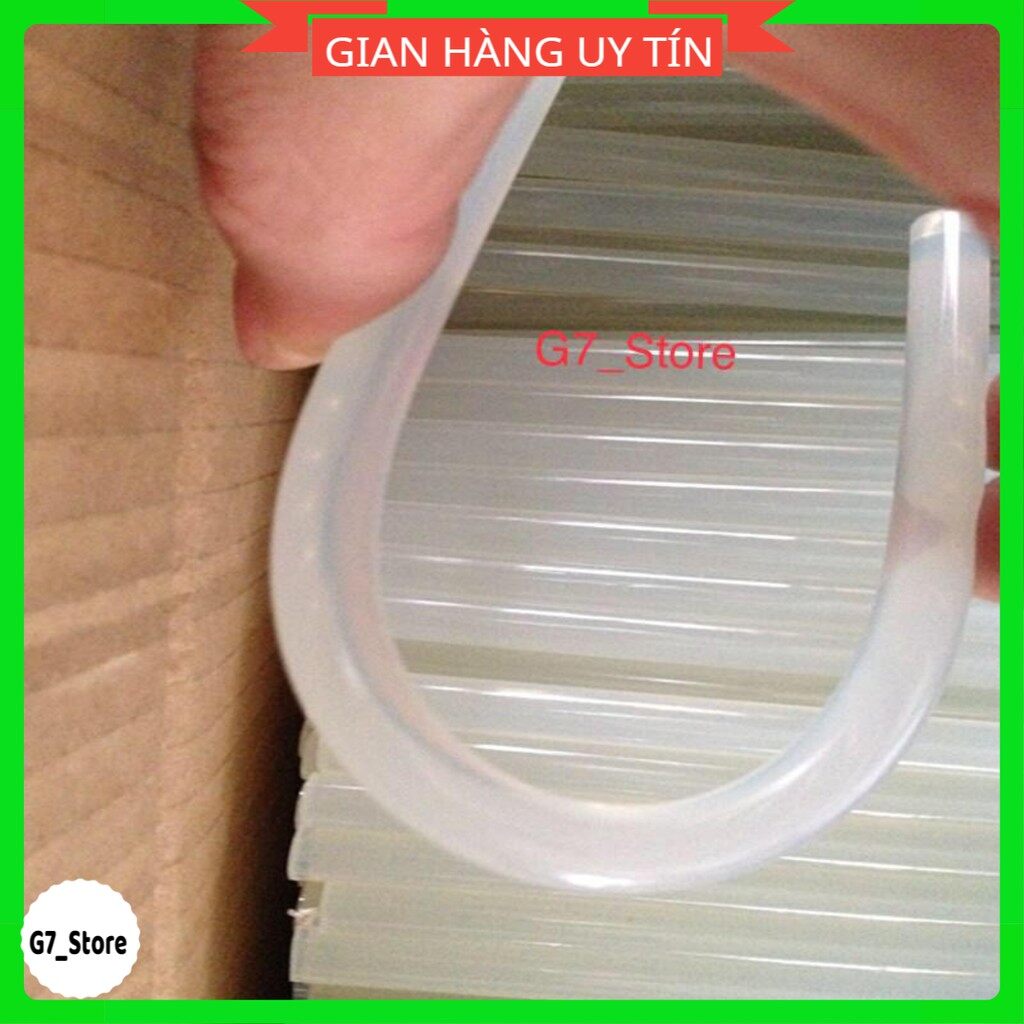Combo 100 cây keo nến to dài 25cm x 1.1cm,keo silicon siêu dính