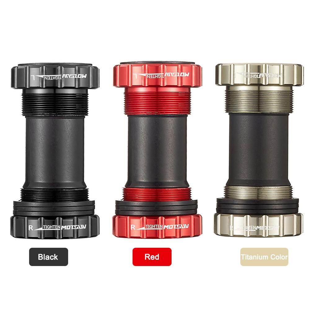 Motsuv trục giữa xe đạp đường trường xe đạp leo núi bb91 trục giữa xe đạp kiểu ren-màu đen/đỏ/xám