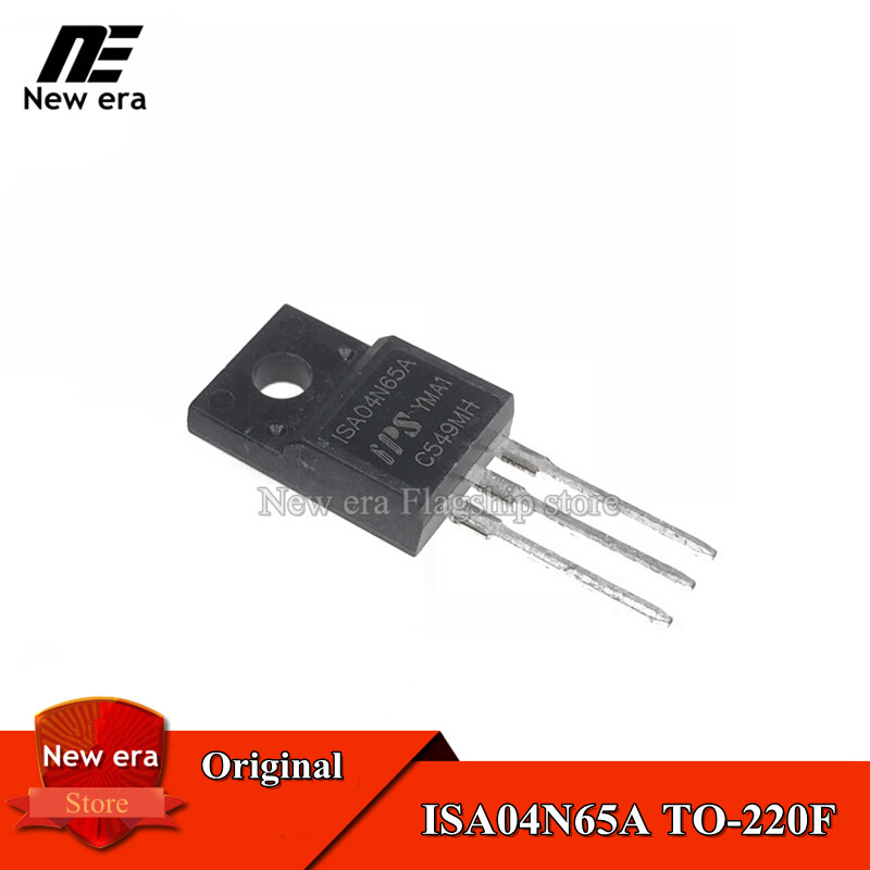 5pcs gốc isa04n65a to-220f isao4n65a o4n65a to220f 4a/650v mosfet n-channel, bản gốc mới