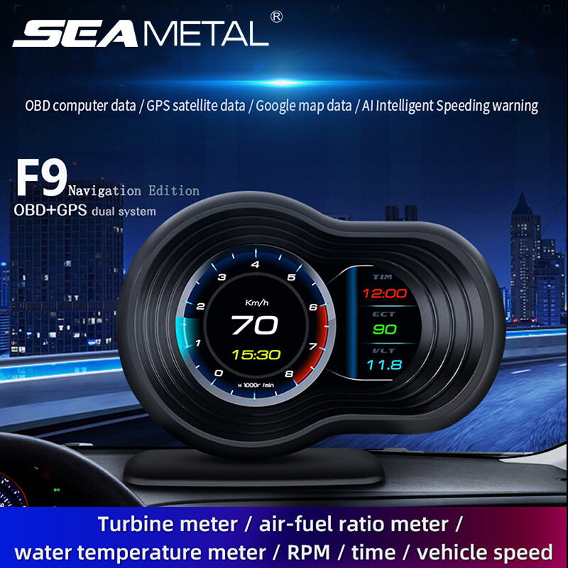 Màn Hình Hiển Thị Đầu Xe Ô Tô HUD OBD2, Đồng Hồ Đo Tốc Độ RPM Quá Tốc Cho Xe Hơi Phụ Kiện Máy Tính Ô Tô