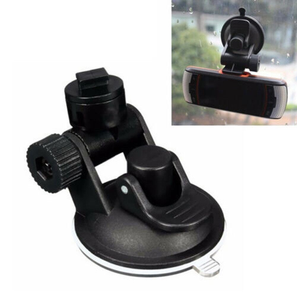 1pc Chiếc Giá Đỡ Camera Hành Trình Kính Chắn Gió Xe Hơi Cốc Hút Chân Đế Gắn Camera DV DVR Thể Thao