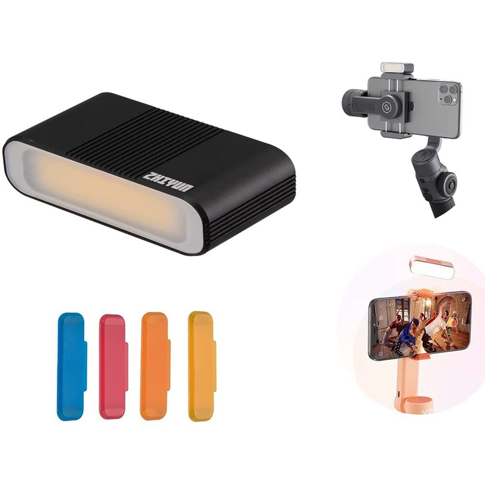Zhiyun đèn led mini từ tính cho gậy chống rung cầm tay zhiyun smooth 5 smooth x2 3 trục