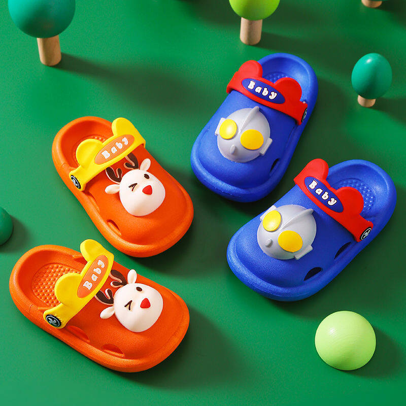 SunnyPlus รองเท้าแตะเด็ก,รองเท้าแตะสำหรับเด็กผู้ชายและเด็กผู้หญิงรองเท้าแตะเด็กกันลื่นรองเท้าเด็กทารกมีรูสำหรับกลางแจ้งในร่ม