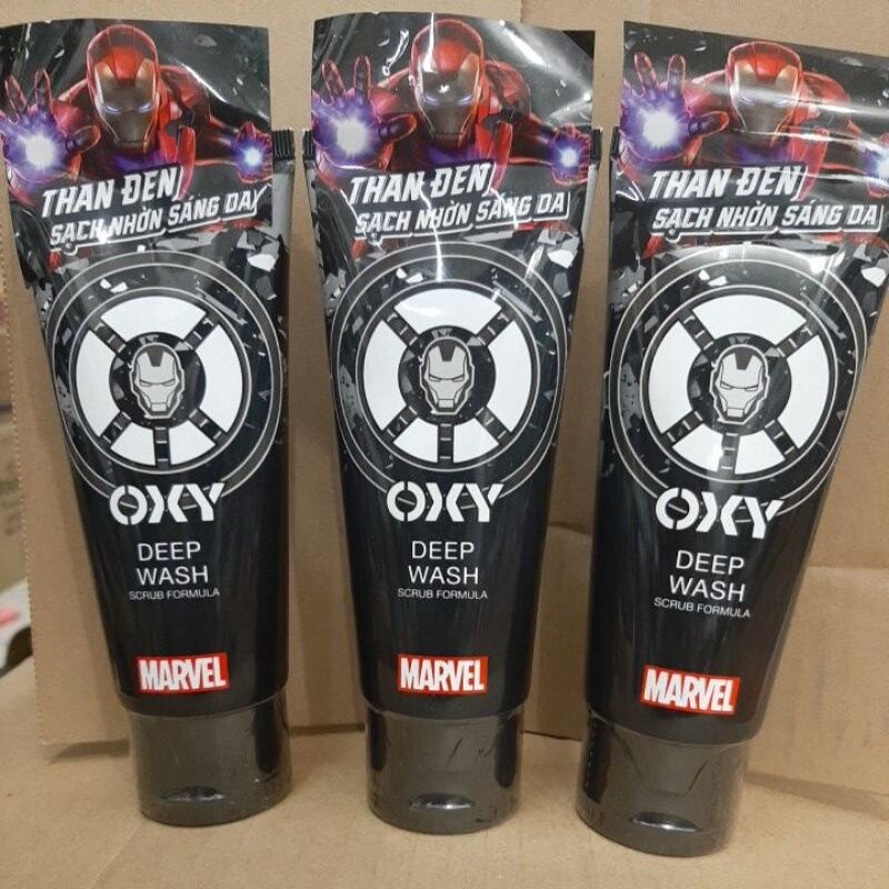 Oxy deep wash - kem rửa mặt có hạt sạch sâu 100g